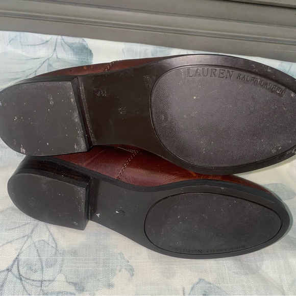 Lauren Ralph Lauren Kaliyah Leather Ankle Boot 6B - Picture 11 of 11